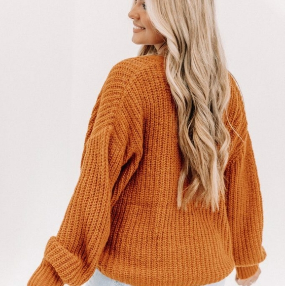 🆕️Pumpkin Patch Collection// Cinnamon Cardigan - Picture 3 of 5